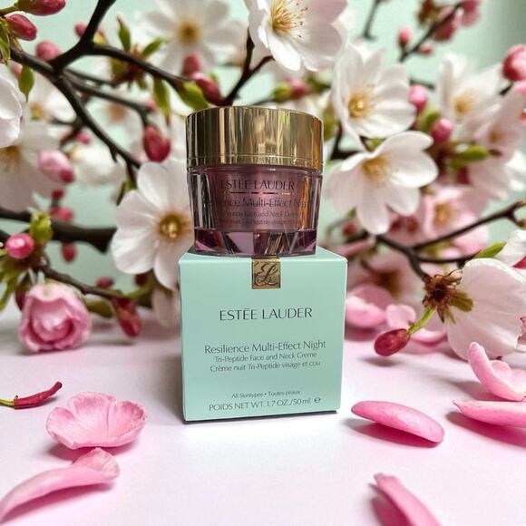 Estee Lauder Resilience Multi-Effect Night Face and Neck Creme - NIB 1.7 oz